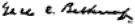 signature de George Belknap