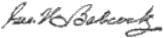signature de George Herman Babcock