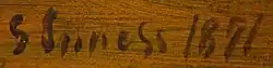 signature de George Inness