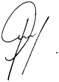 Signature de Gueorgui ParvanovГеорги Първанов