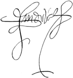 signature de Gonzalo de Sandoval
