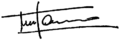 Signature de Guido de Marco