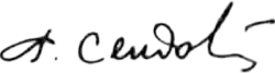 signature de Hasan Seyidov