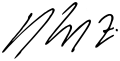 Signature de Hernán Siles Zuazo