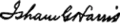 Signature de Isham G. Harris