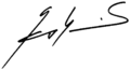 Signature de Ivan Gašparovič