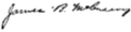 Signature de James McCreary