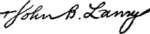Signature de Jean-Baptiste Lamy