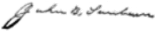 signature de John B. Sanborn