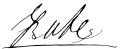 Signature de John Stuart