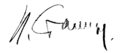 Signature de Joseph Staline