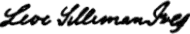 signature de Levi Silliman Ives