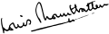Signature de Louis Mountbatten