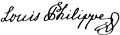 Signature de Louis-Philippe&nbsp;Ier