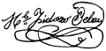 Signature de Manuel Isidoro Belzu