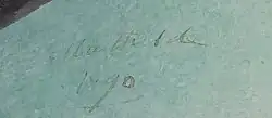 signature de Mathilde Bonaparte