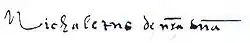 signature de Nostradamus