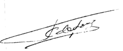 signature de Paul-Émile de Souza