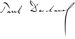 Signature de Paul Deschanel