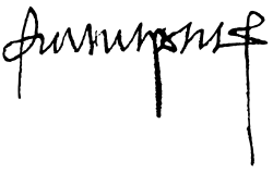 Signature de Clément VII