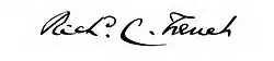 signature de Richard Chenevix Trench