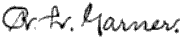 signature de Richard Lynch Garner