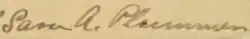 signature de Sara Plummer Lemmon