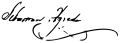 Signature de Sebastián Ágreda