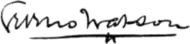 signature de Sereno Watson