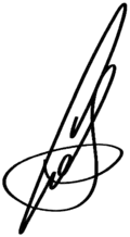 Signature de Sergueï Sobianine(ru) Сергей Собянин