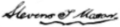 Signature de Stevens T. Mason