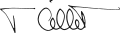 Signature de Tansu Çiller