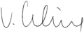 Signature de Viktor Klima
