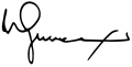 Signature de Wálter Guevara Arze