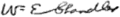 Signature de William E. Chandler