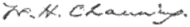 signature de William Henry Channing