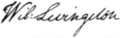 Signature de William Livingston