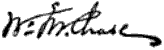 signature de William Merritt Chase