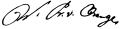 Signature de Guillaume&nbsp;V Willem&nbsp;V