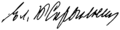 Signature de Elena Borisovna SkrynnikЕлена Борисовна Скрынник
