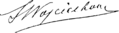 Signature de Stanisław Wojciechowski