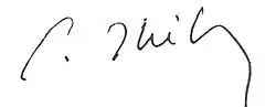 signature de Gustave Thibon