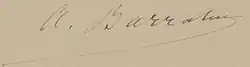 signature d'Anne Barratin