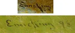 signature de John Joseph Enneking