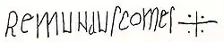 signature de Raimond-Bérenger II de Barcelone