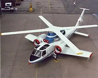 Vue de l'avion.