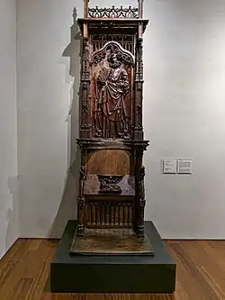 Chaise de chœur (v. 1497) provenant de la cathédrale Nouvelle de Plasencia, musée national de la Sculpture.