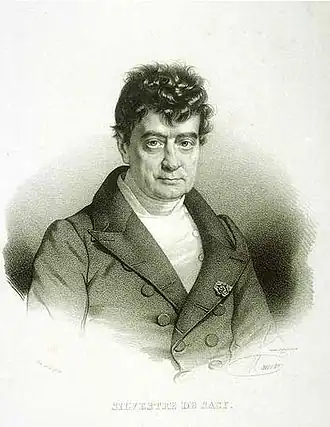 Antoine-Isaac Silvestre de Sacy (1758-1838)