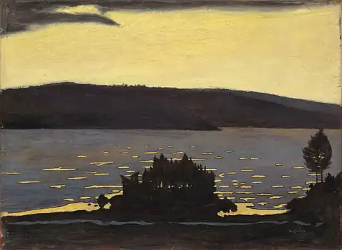 Kevätilta jäänlähdön aikaan (1897)