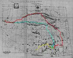 Convention de Simla, traité signé en 1914, carte 1